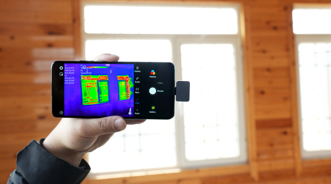Tips on Home Inspection : Xinfrared P2pro Thermal Camera