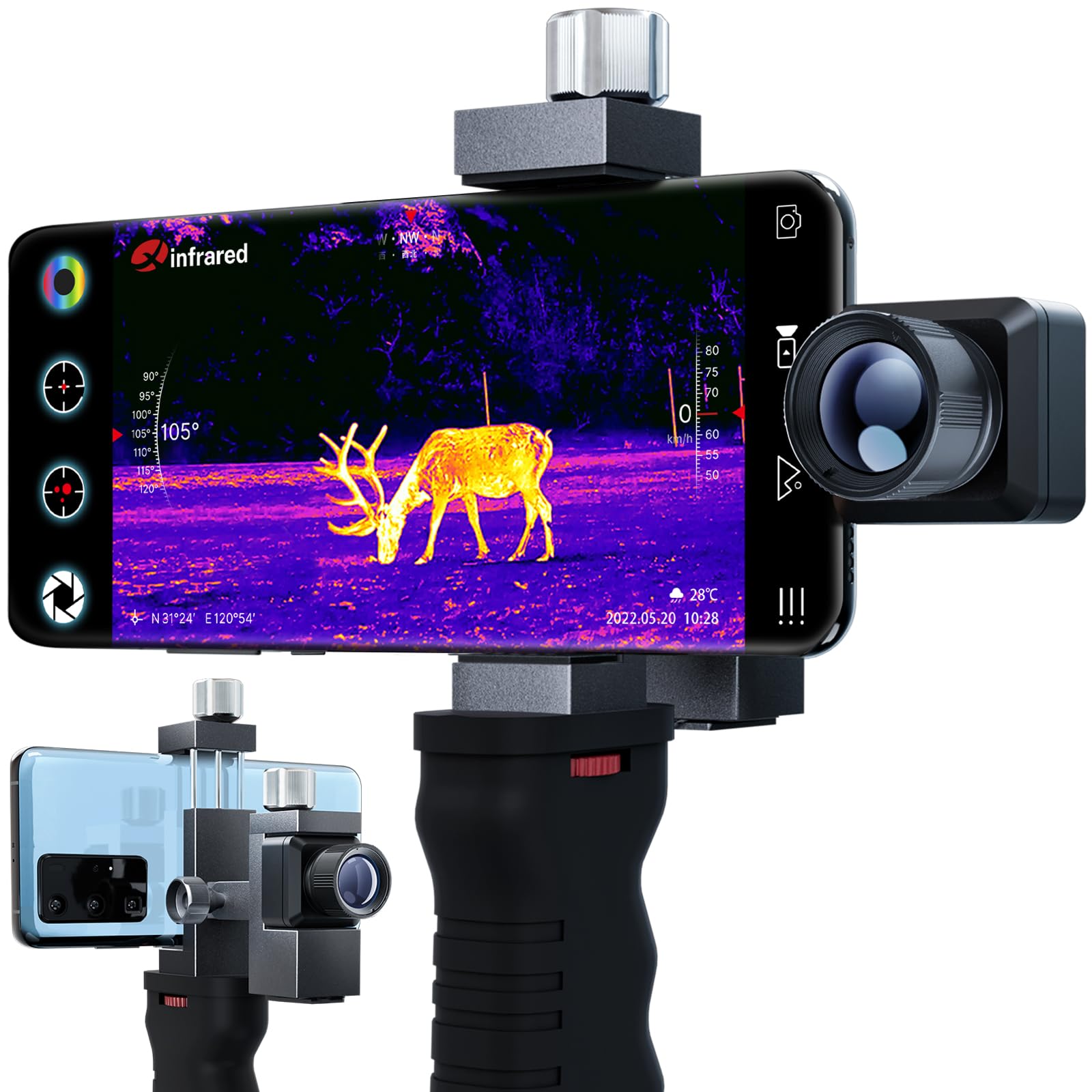 Test Xinfrared One XH09 : une caméra thermique pour votre smartphone - ZDNet