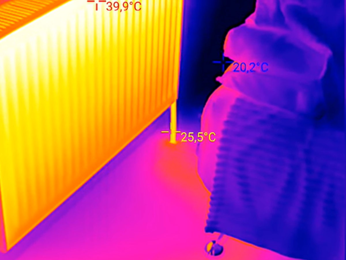 Energy audits using thermal cameras